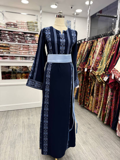 New Simple Navy Blue 6 Erik's Tatreez Dress