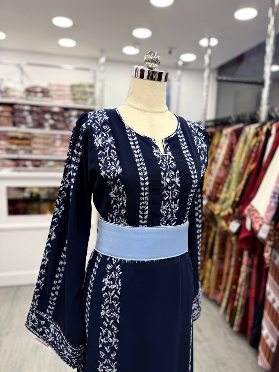 New Simple Navy Blue 6 Erik's Tatreez Dress