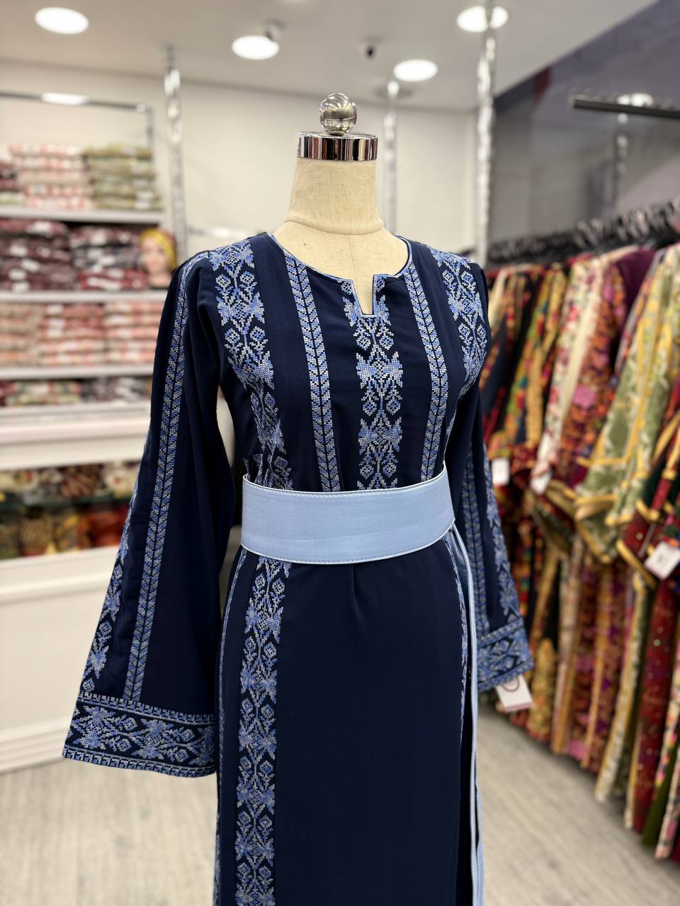 New Simple Navy Blue 6 Erik's Tatreez Dress