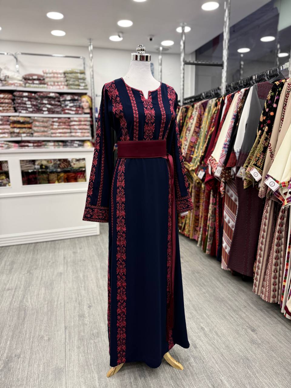 New Simple Navy Blue 6 Erik's Tatreez Dress