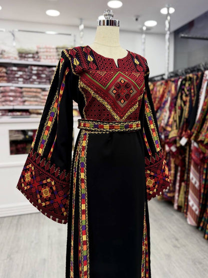 New Black Manajel with Kassab Thobe