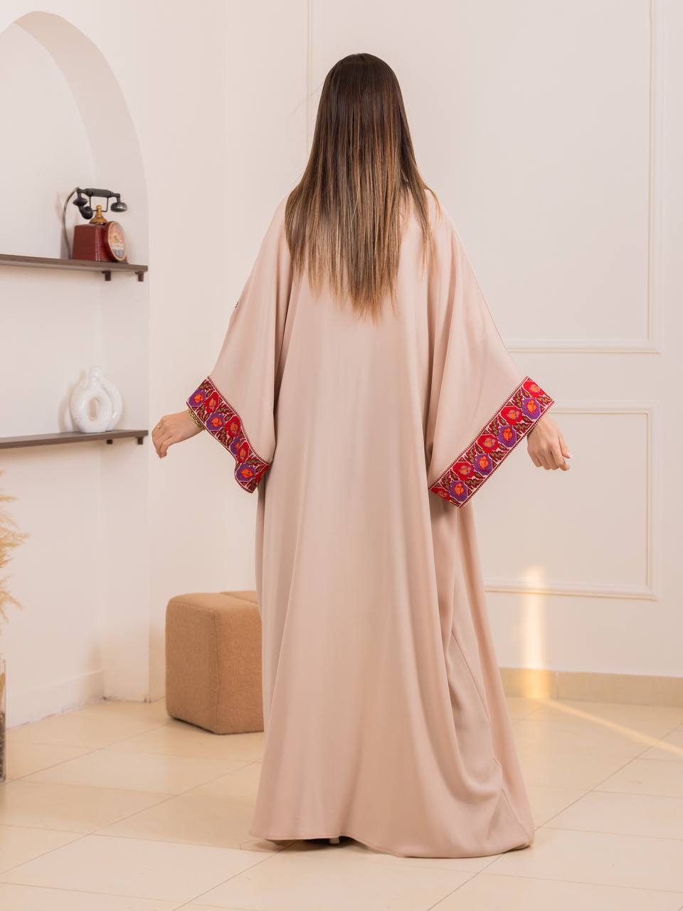 New Floral Tatreez Abaya