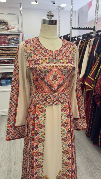New Beige Falahi Thobe