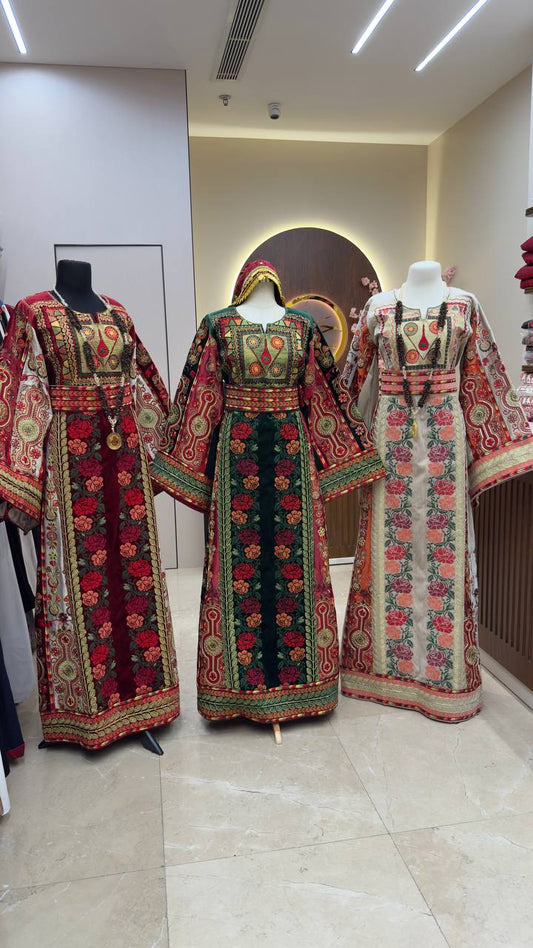 New Floral Velevt Malaka Thobe