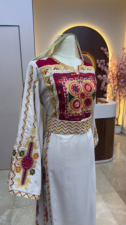 New Beige Simple kassab Thobe