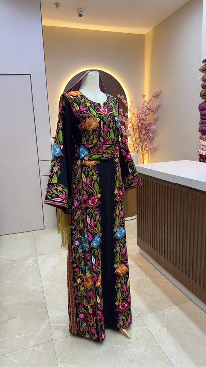 New Exclusive Floral Tatreez Thobe