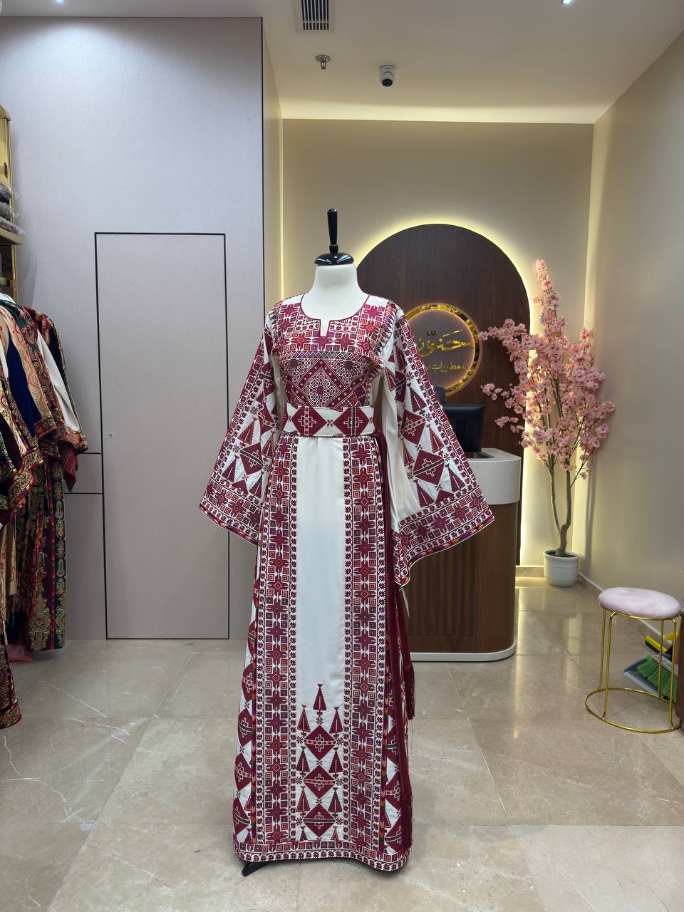 New Beige Abraj Thobe