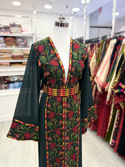 Floral Tatreez Cardigan