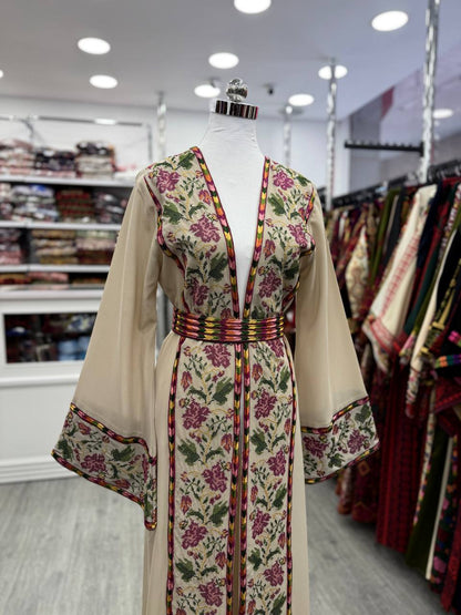 Floral Tatreez Cardigan